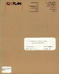 Imagen de la cubierta de La evoluci&oacute;n del empleo p&uacute;blico en Chile. 1970-1978