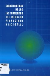 Imagen de la cubierta de Caracter&iacute;sticas de los instrumentos del mercado financiero nacional