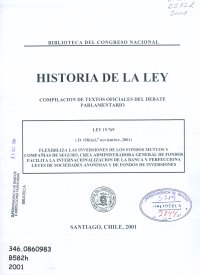 Imagen de la cubierta de Historia de la ley. Compilaci&oacute;n de textos oficiales del debate parlamentario. Ley 19.769 (D. Oficial, 7 noviembre, 2001).
