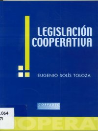 Imagen de la cubierta de Legislaci&oacute;n cooperativa