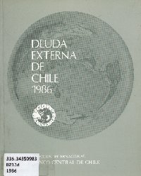 Imagen de la cubierta de Deuda externa de Chile. 1986