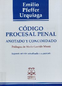 Imagen de la cubierta de C&oacute;digo procesal penal