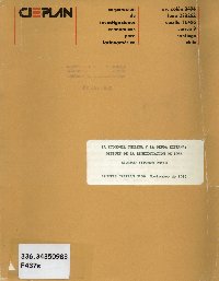 Imagen de la cubierta de La econom&iacute;a chilena y la deuda externa: