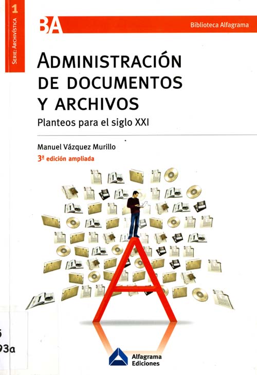 Imagen de la cubierta de Administraci&oacute;n de documentos y archivos