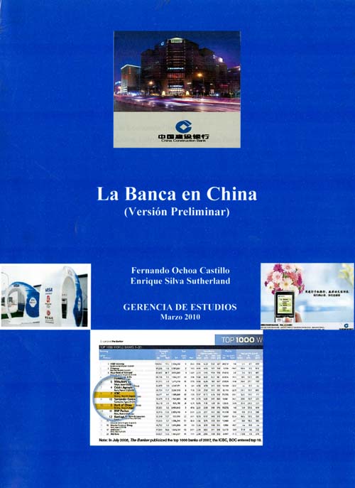 Imagen de la cubierta de La banca en China. (versi&oacute;n preliminar)