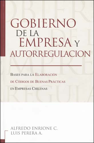 Imagen de la cubierta de Gobierno de la empresa y autorregulaci&oacute;n