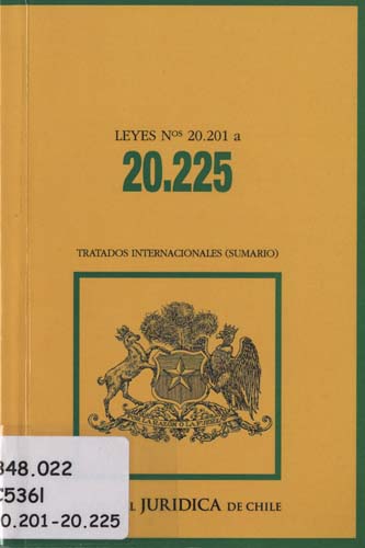 Imagen de la cubierta de Leyes N&ordm; 20.200 a 20.225