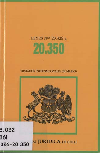 Imagen de la cubierta de Leyes N&ordm; 20.326 a 20.350