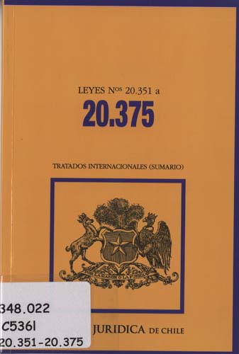 Imagen de la cubierta de Leyes N&ordm; 20.351 a 20.375