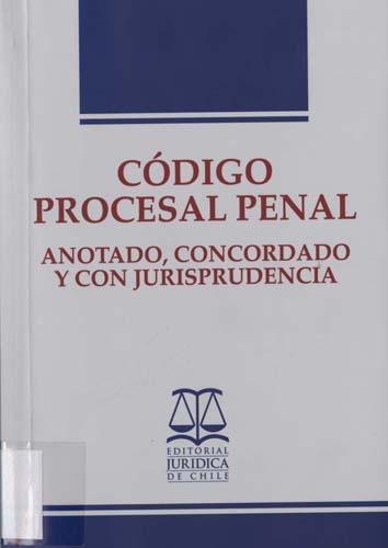 Imagen de la cubierta de C&oacute;digo procesal penal