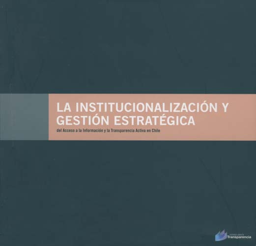 Imagen de la cubierta de institucionalizaci&oacute;n y gesti&oacute;n estrat&eacute;gica.