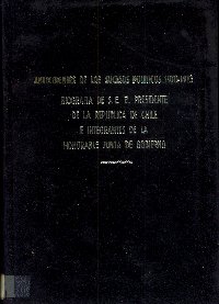 Imagen de la cubierta de Antecedentes de los sucesos pol&iacute;ticos 1970-1973
