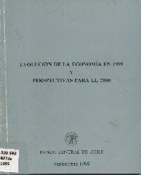 Imagen de la cubierta de Evoluci&oacute;n de la econom&iacute;a en 1999 y perspectivas para 2000