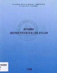 Imagen de la cubierta de Informe gesti&oacute;n financiera del estado