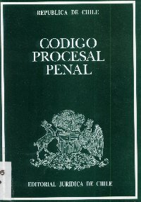 Imagen de la cubierta de C&oacute;digo procesal penal