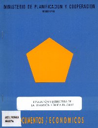 Imagen de la cubierta de Evoluci&oacute;n y estructura de la inversi&oacute;n p&uacute;blica en Chile