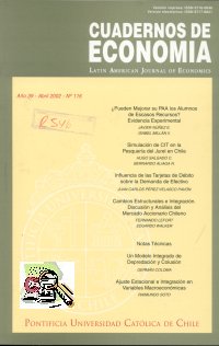 Imagen de la cubierta de Cambios estructurales e integraci&oacute;n. Discusi&oacute;n y an&aacute;lisis del mercado accionario chileno