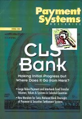 Imagen de la cubierta de New mandate for Swiss National Bank to oversee payment  & settlement systems