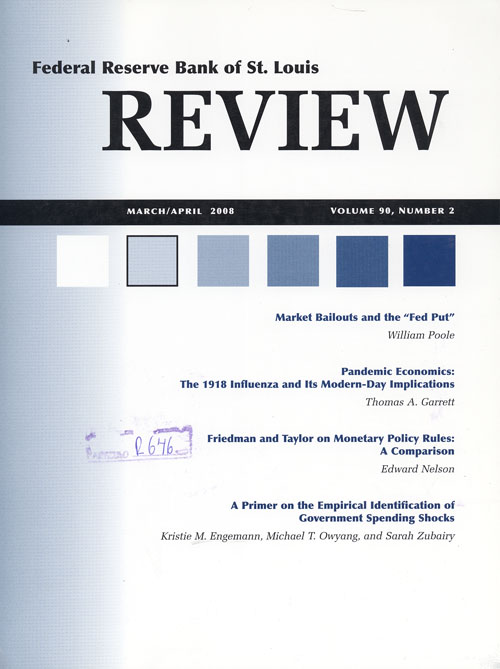 Imagen de la cubierta de Friedman and Taylor on monetary policy rules: A comparison