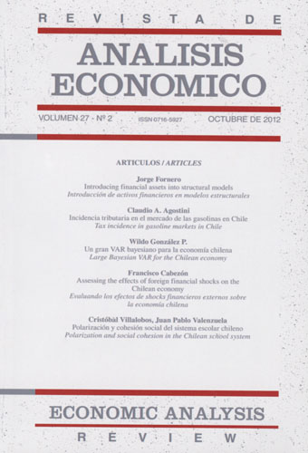 Imagen de la cubierta de Assessing the effects of foreign financial shocks on the chilean economy.
